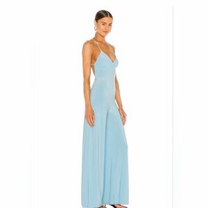 Norma Kamali Light Blue Jumpsuit